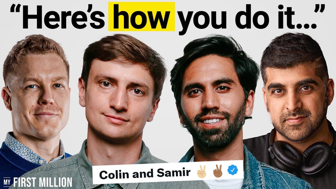 Asking Colin & Samir How To Make $1,000,000 On YouTube