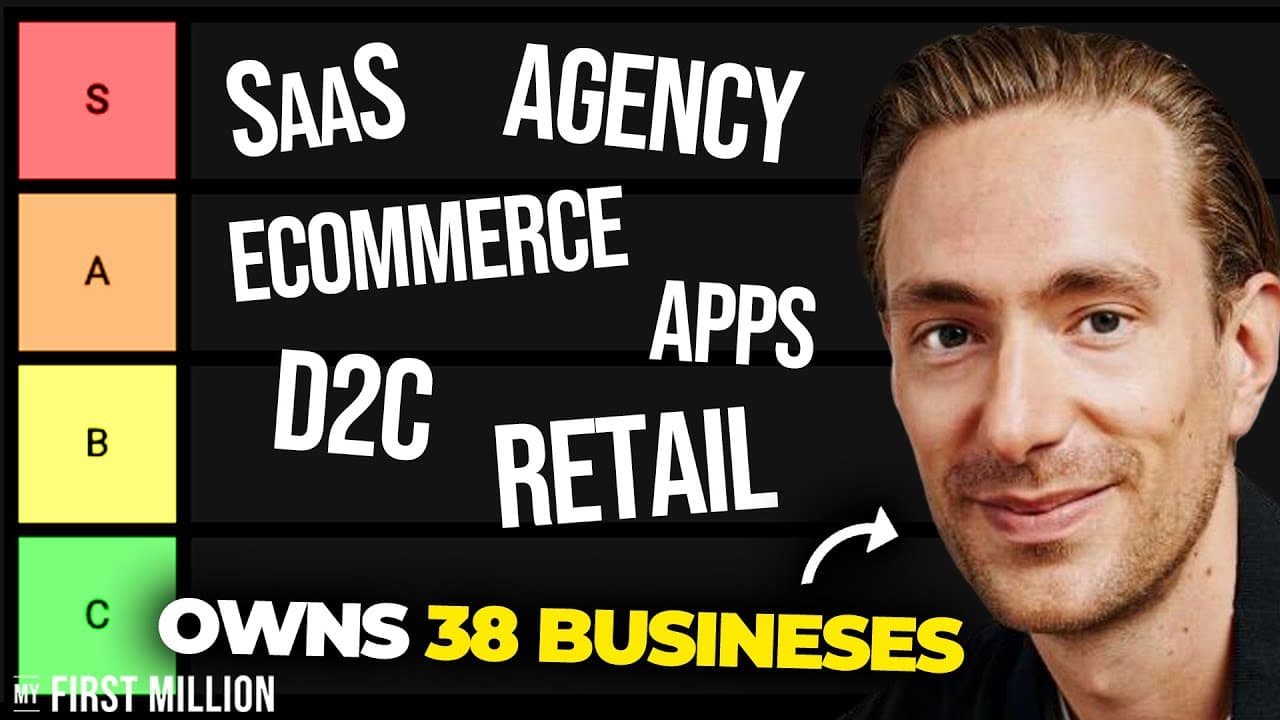 Ranking The Best And Worst Businesses To Start w/ Billionaire Investor Andrew Wilkinson (#386)