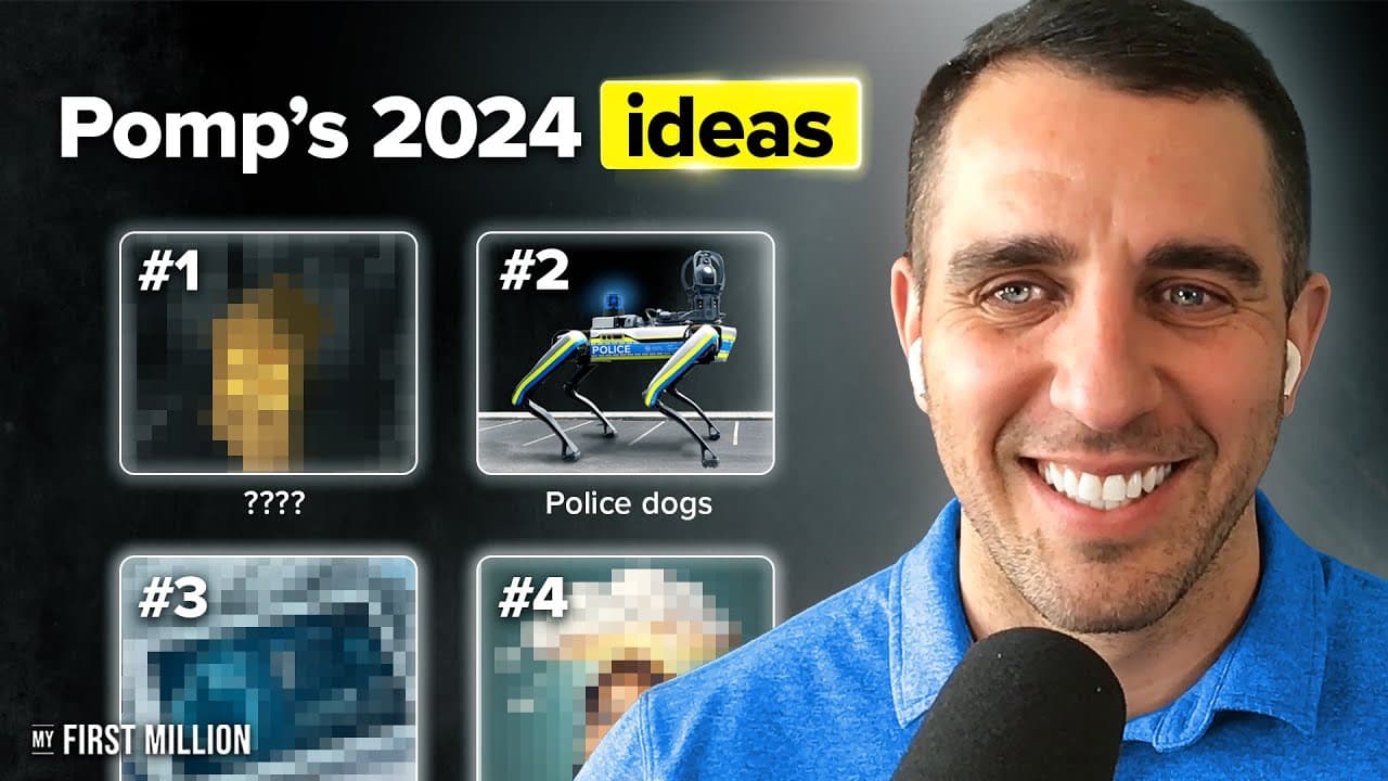 3 Business Ideas You Should Start in 2024 (ft. Pomp) (#524)
