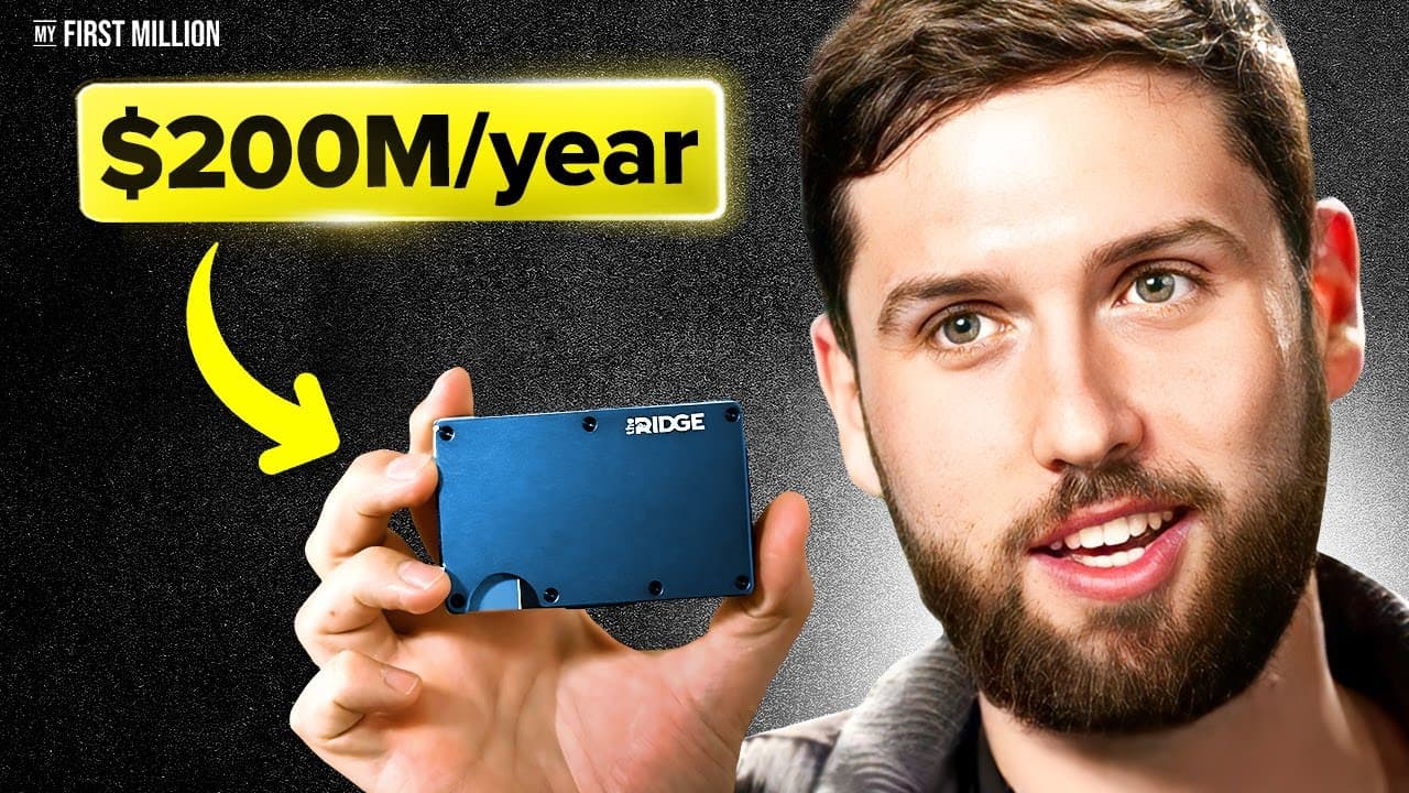 How We Make $200M/Year Selling A Wallet | CEO of Ridge Wallet