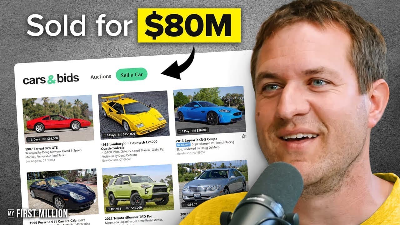 How A YouTube Car Reviewer Sold His Company For $80M | Doug DeMuro (#456)