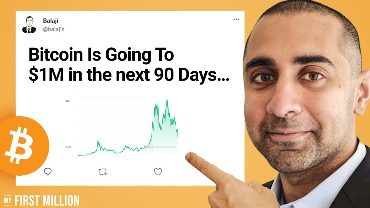 Balaji's Prediction: Bitcoin Is Going From $26k To $1M in 90 Days (#434 Pt.1)