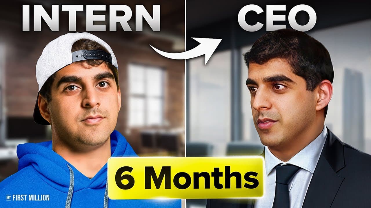 How I Went From Intern To CEO In 6 Months (My First Startup Gig)