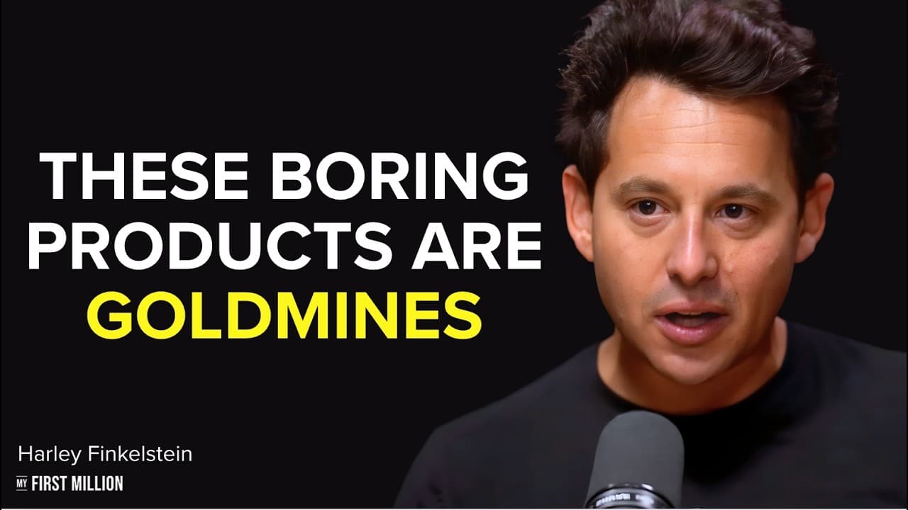 “$100M dollar brands are being built for boring products” - Harley Finkelstein of Shopify